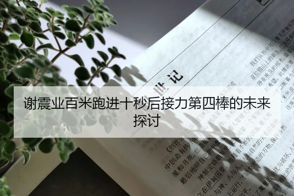 谢震业百米跑进十秒后接力第四棒的未来探讨